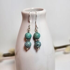 Riverstone Handmade Earrings On Sterling Silver Hypoallergenic Earwires